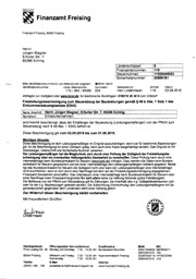 Freistellungsbescheid