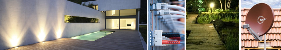 Leuchten und Elektro Installationen